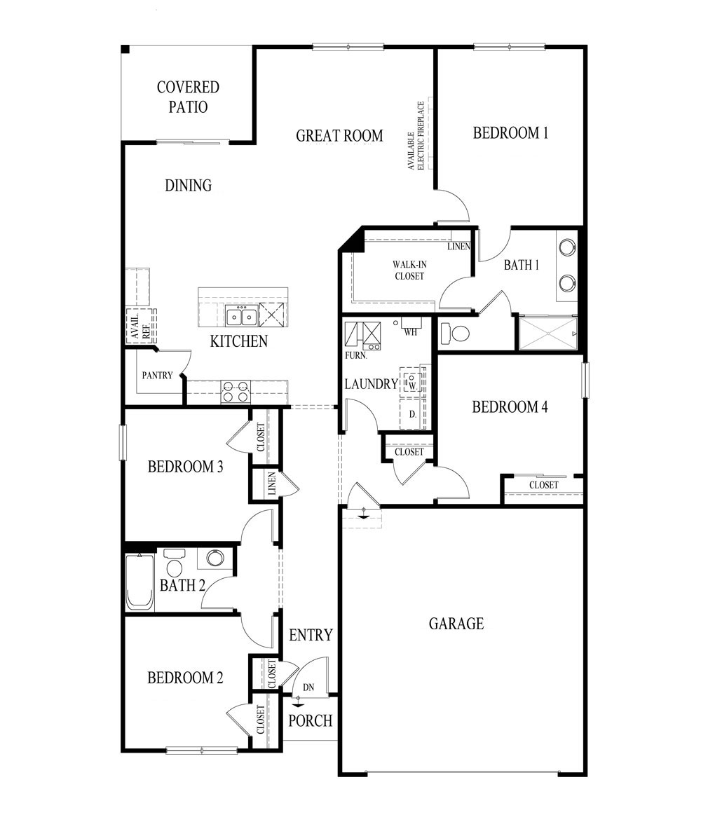 Basement floorplan.