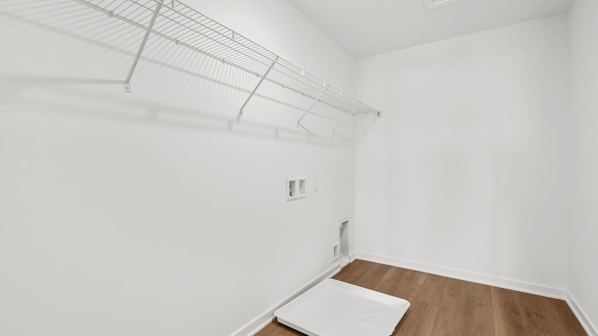 Laundry room closet.