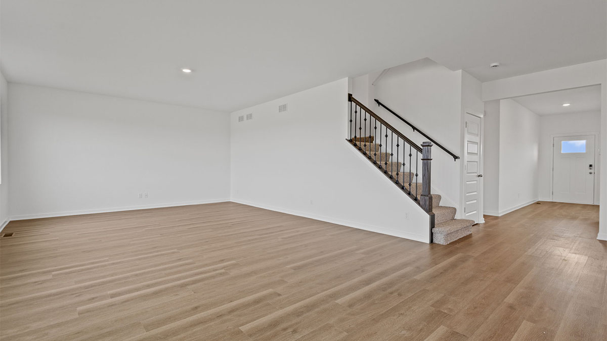 Living room area with plenty of space.