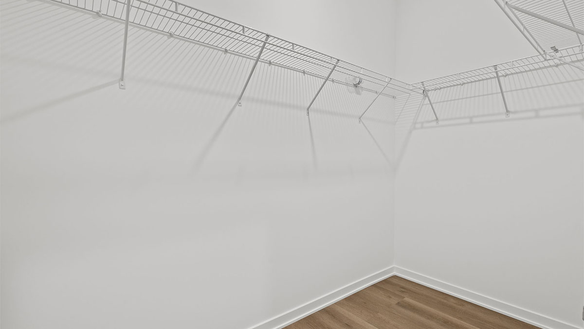 Primary closet.