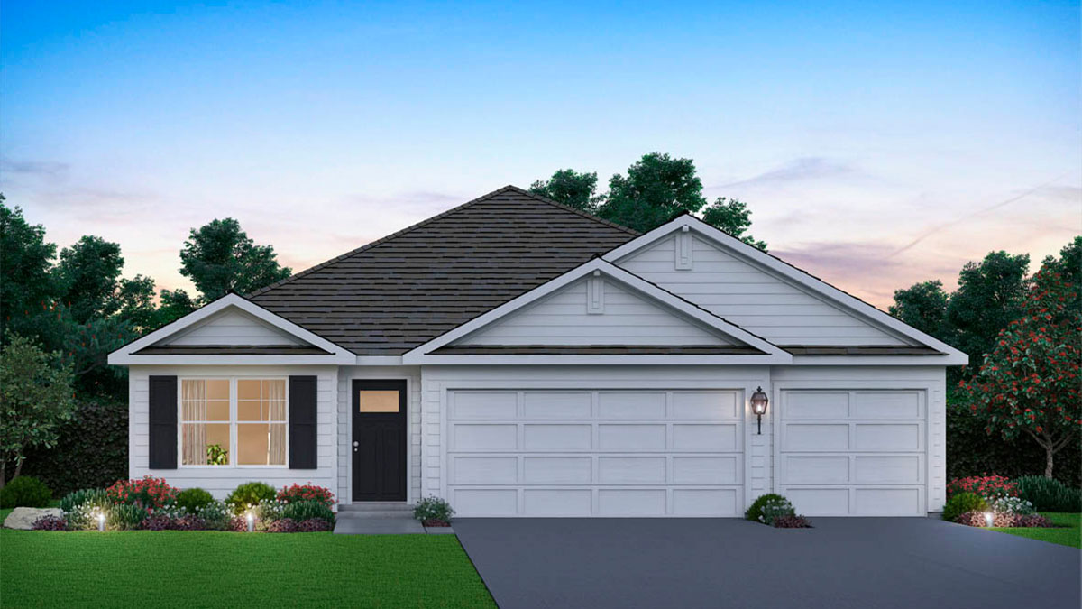 Rendering exterior of home.