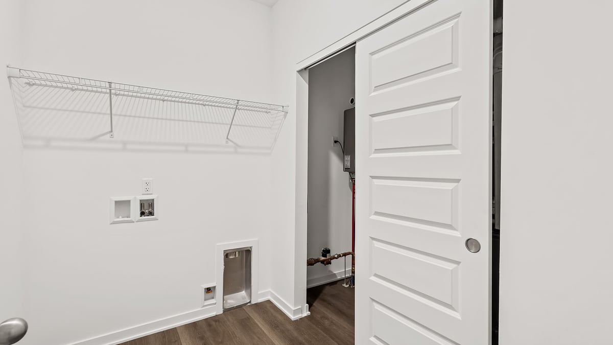 Laundry room closet.