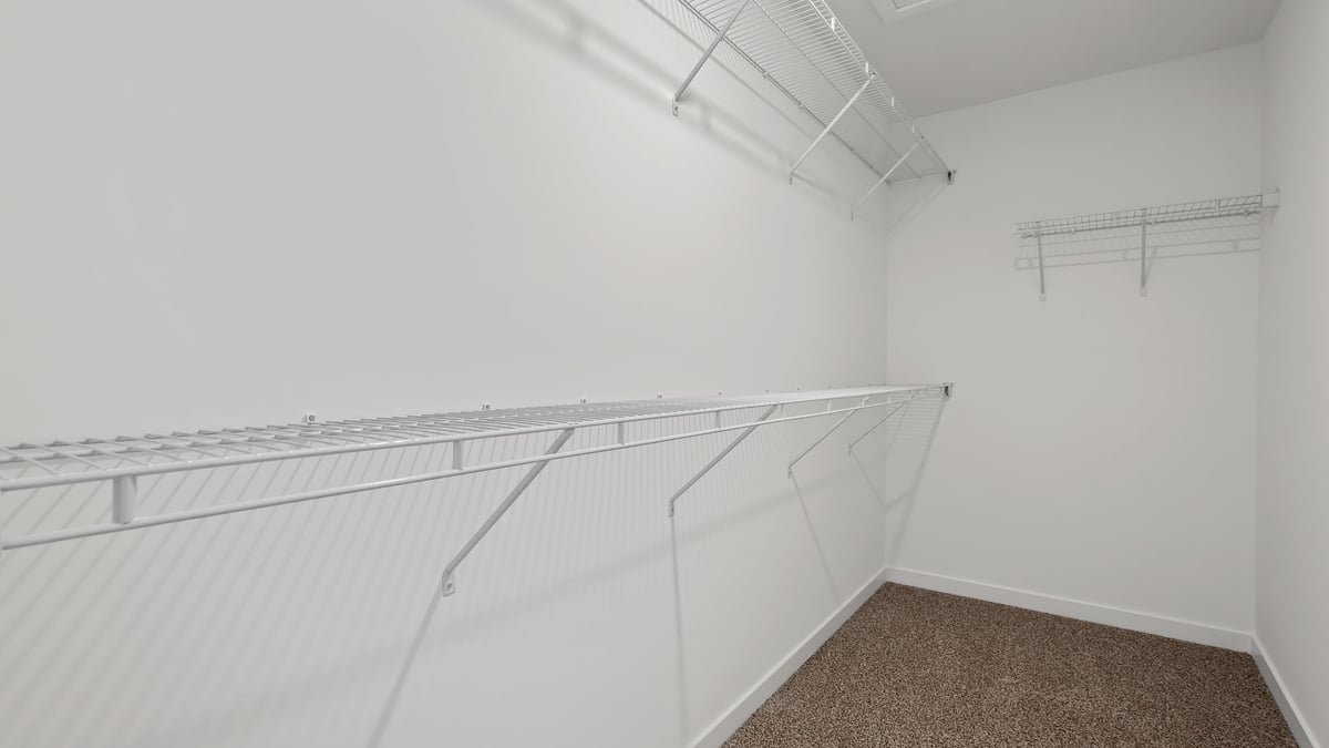 Primary closet.