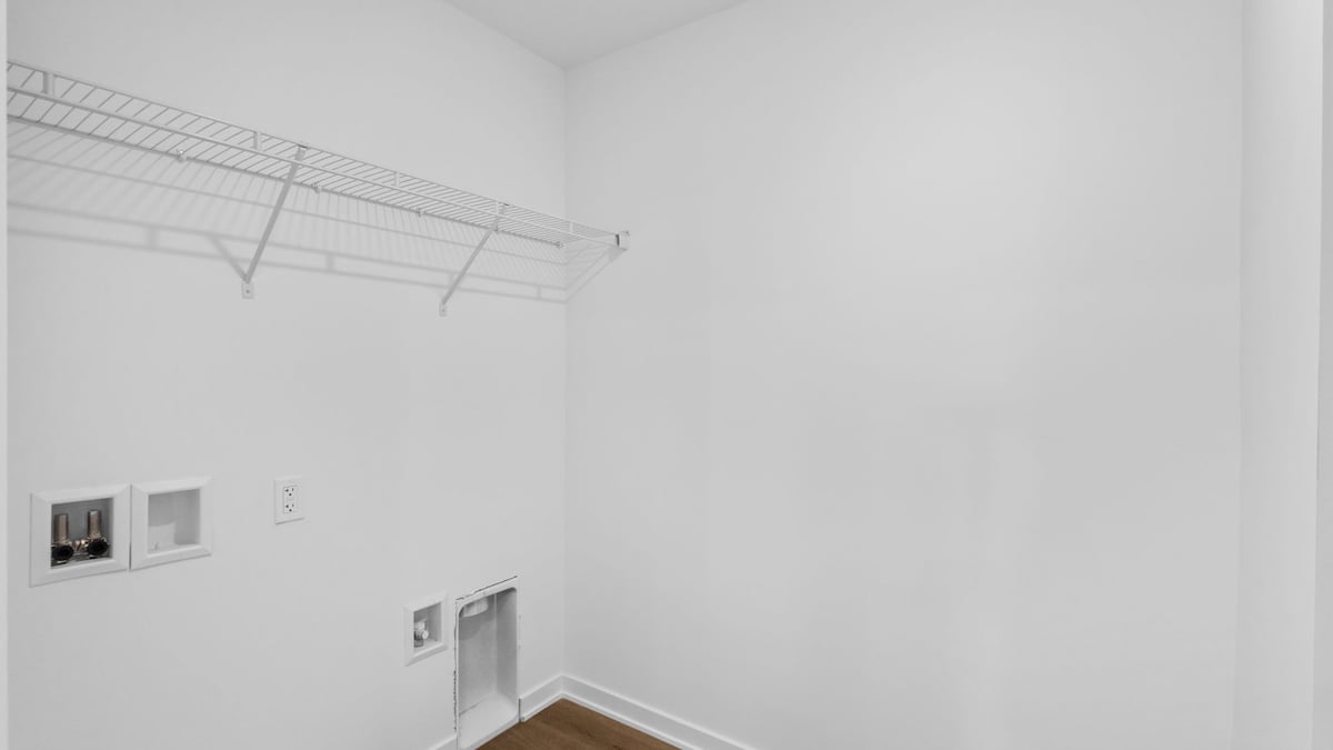 Laundry room closet.