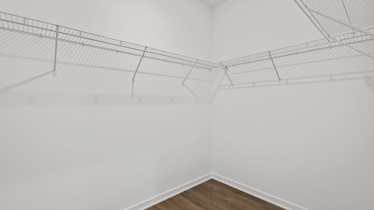 Walk-in closet.