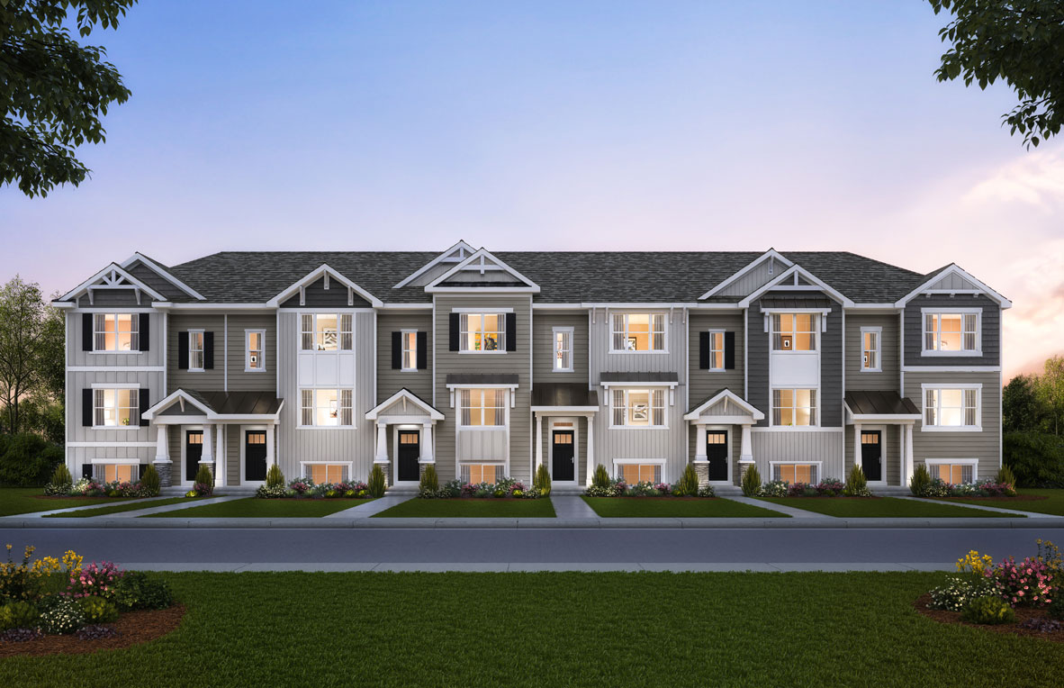 New Homes in The Gates of St John Townhomes SAINT JOHN, IN