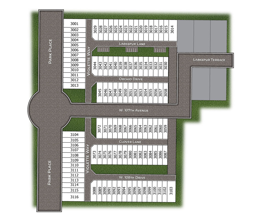 Static Lot Map