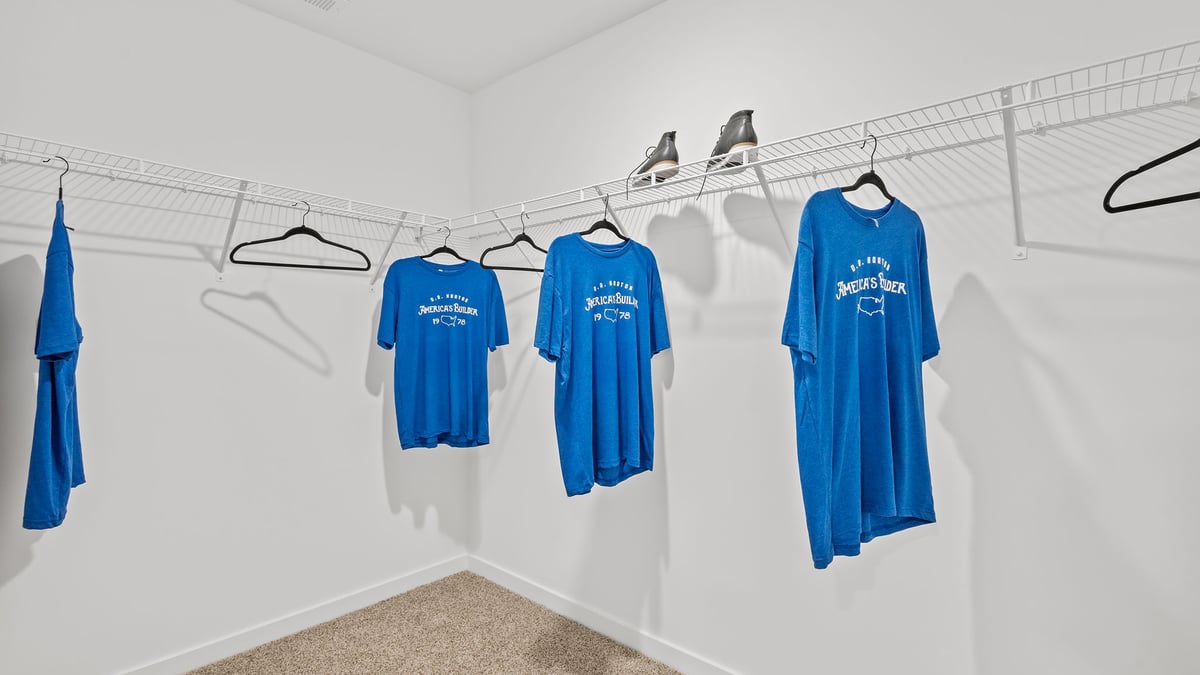 Walk-in closet.