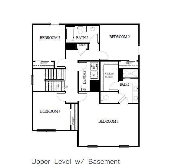 Bellamy upper level with basement