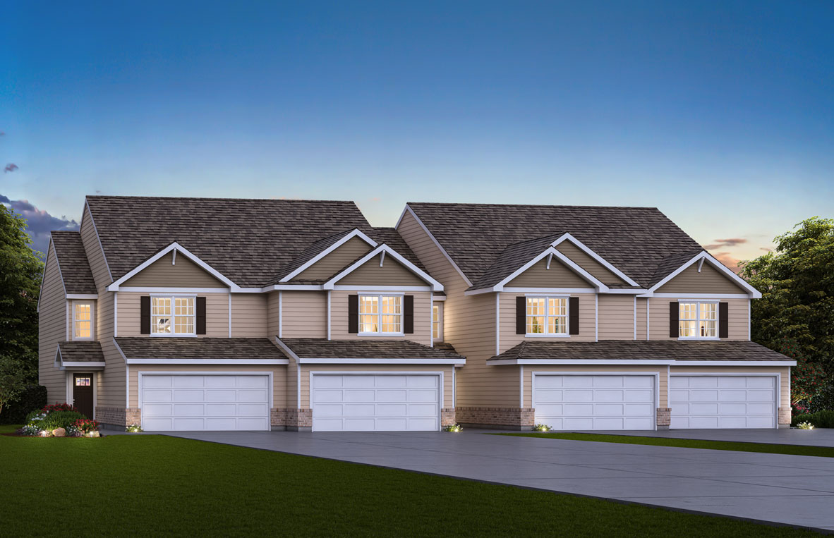 New Homes in Cressmoor Estates Townhomes HOBART, IN D.R. Horton