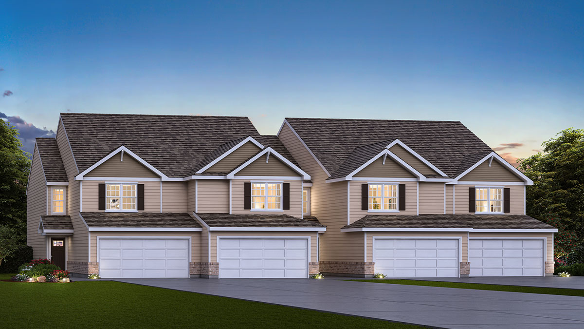 New Homes in Cressmoor Estates Townhomes HOBART, IN D.R. Horton