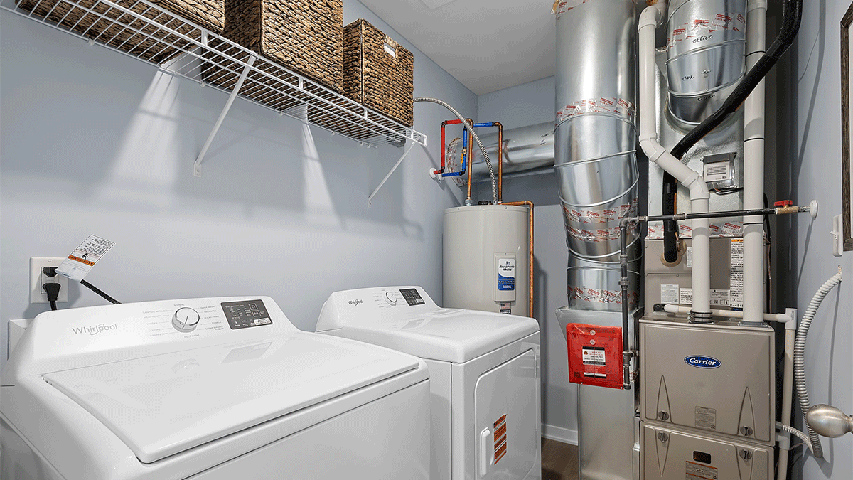 Laundry room.