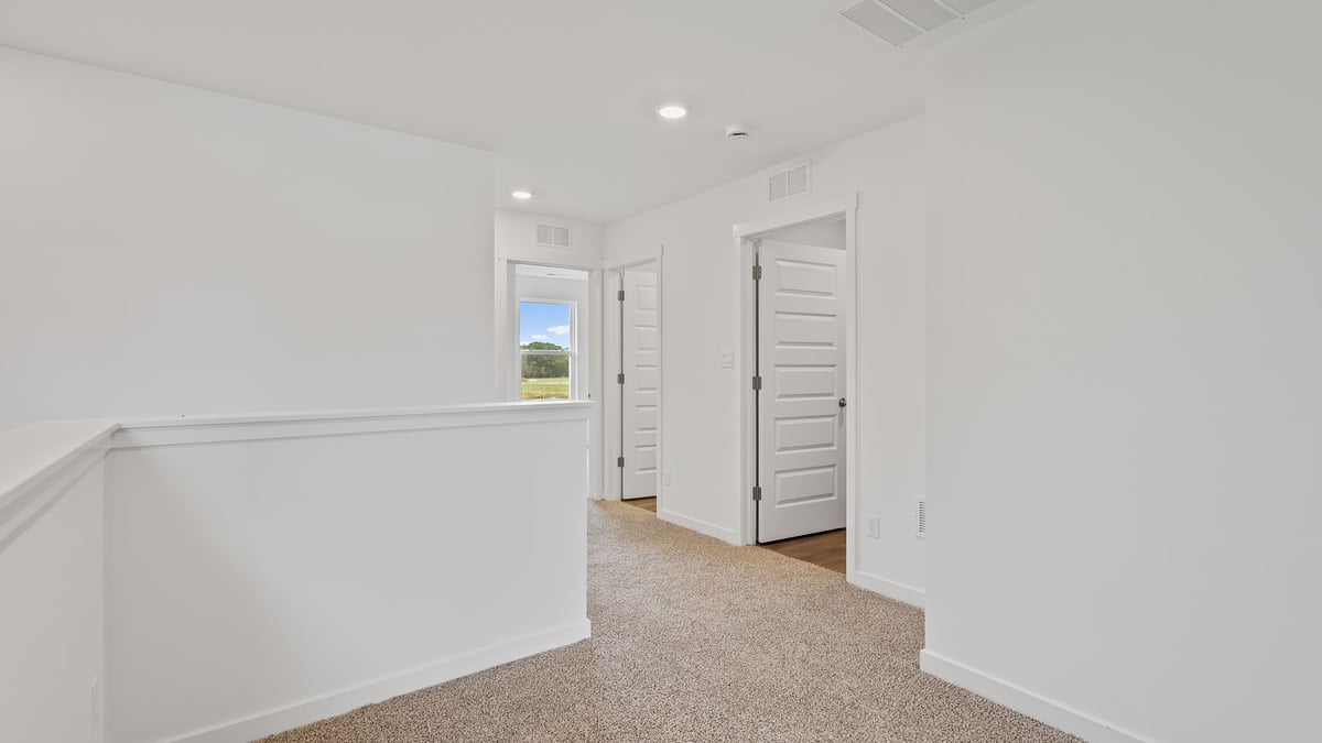 Hallway of upstairs level.