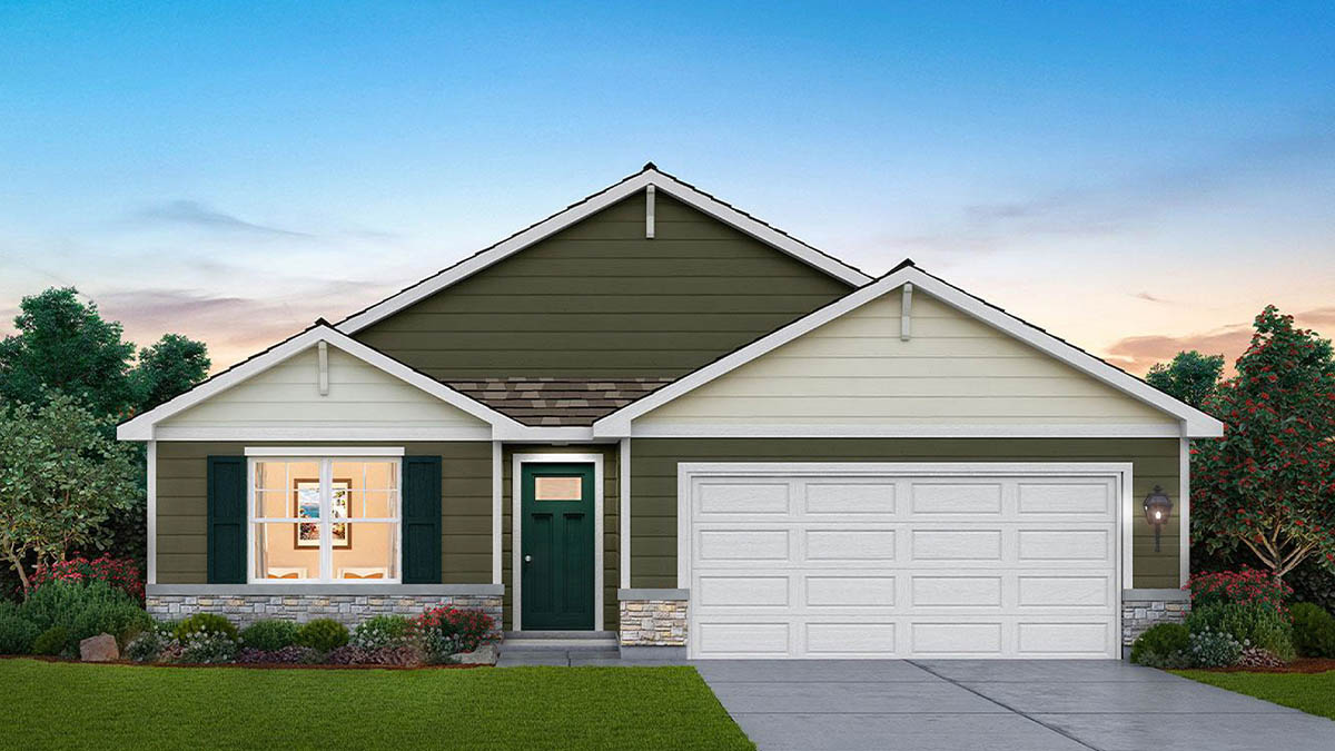 front exterior of a one story home