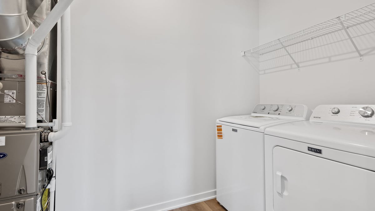 Laundry room.