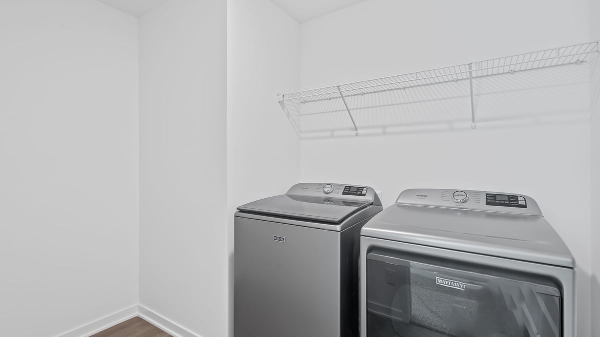 Laundry room closet.