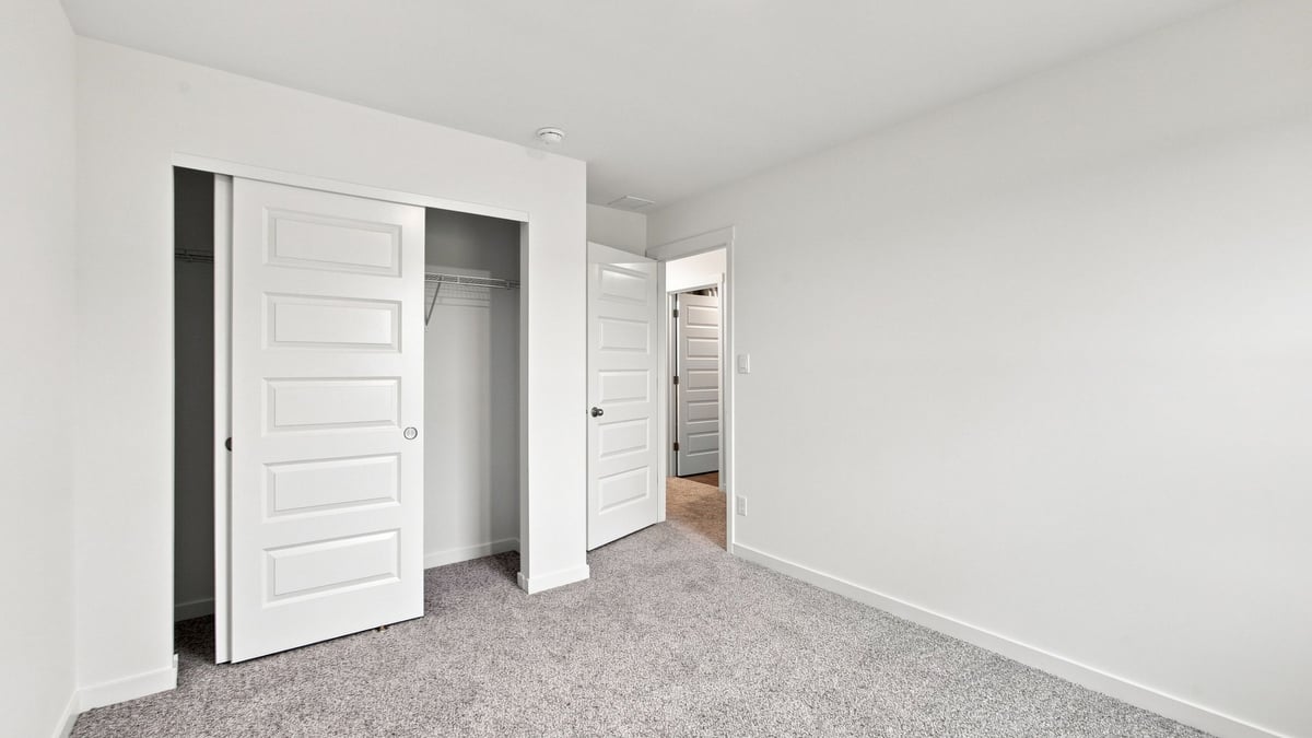 Bedroom with closet.