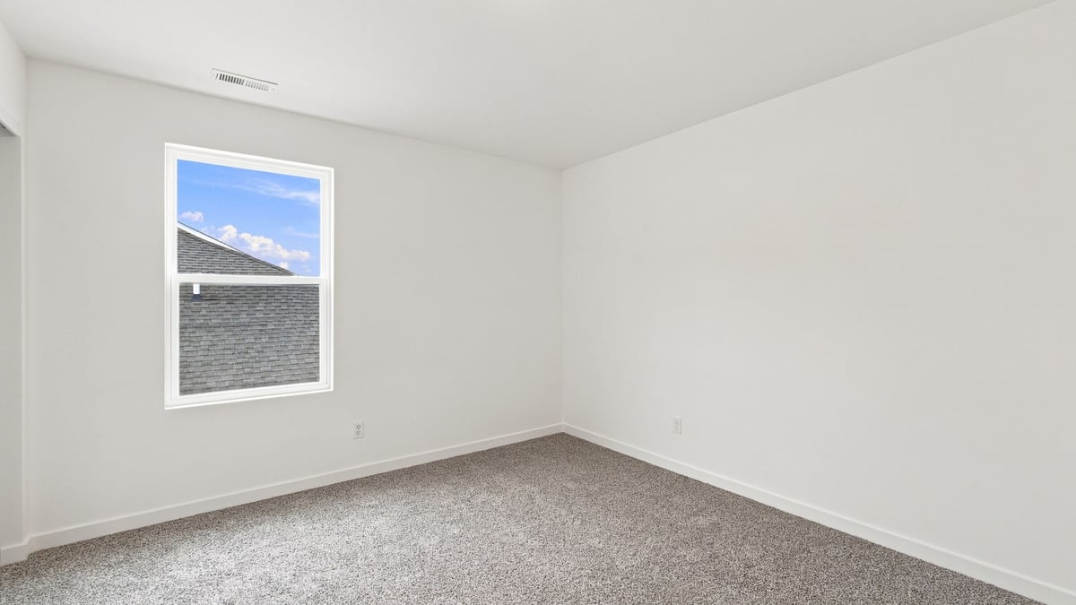 Bedroom with side window.