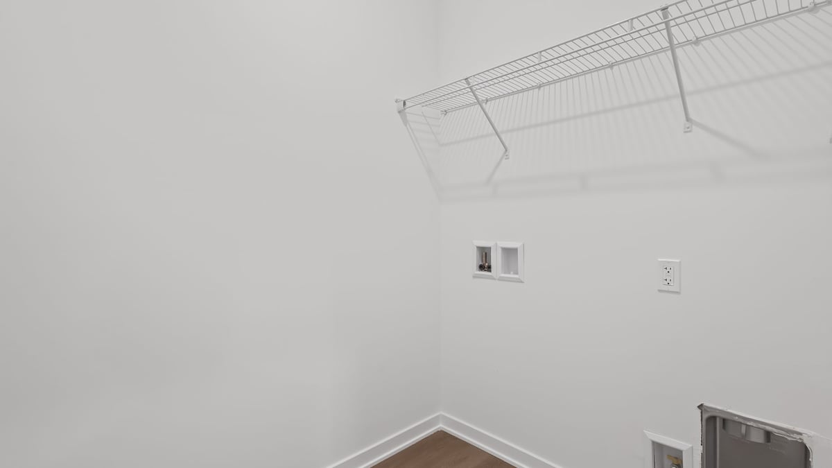 Laundry closet.