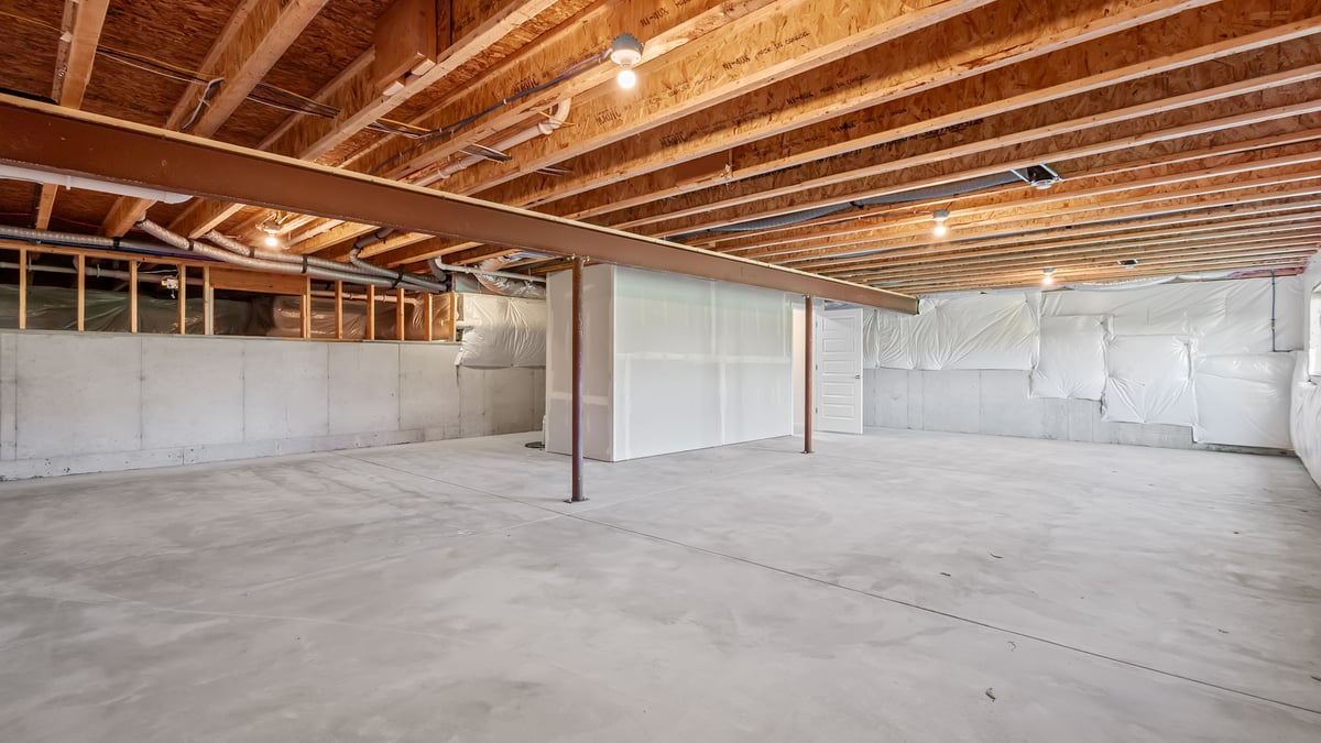 Spacious basement area.