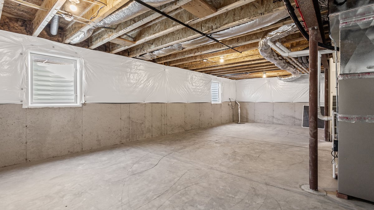 Basement space.