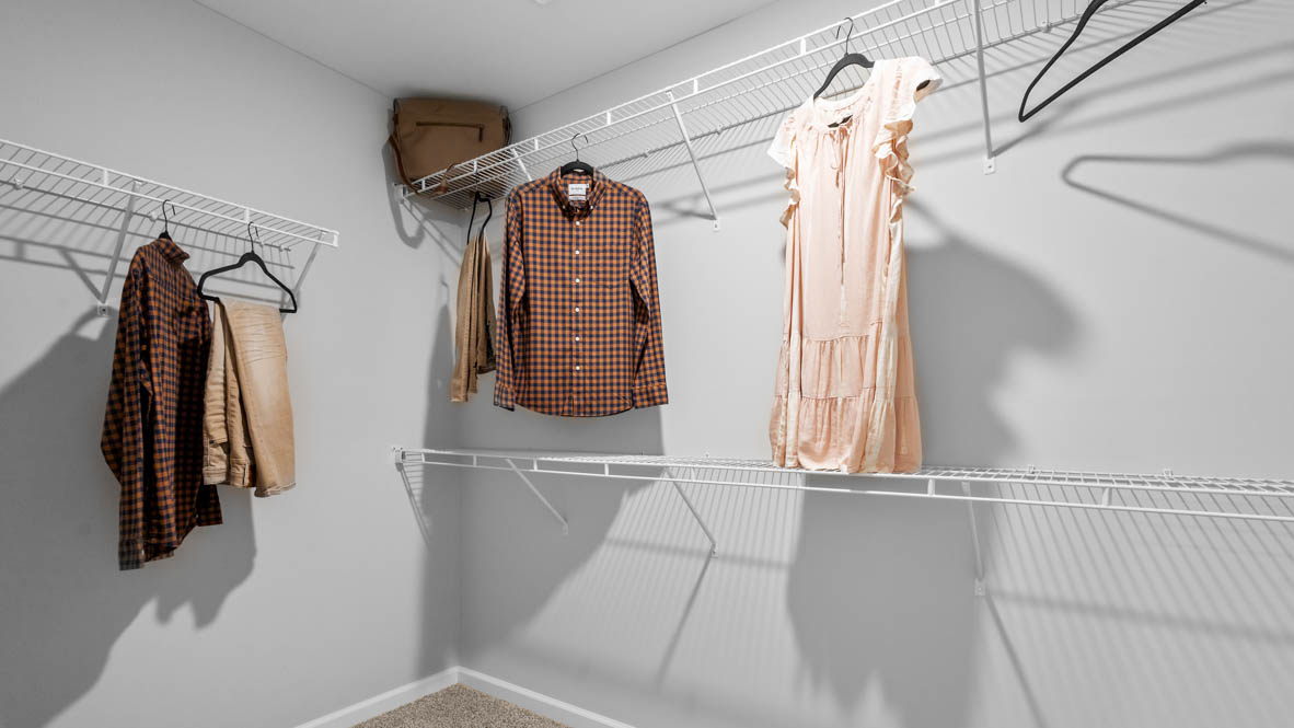 Large walk in closet