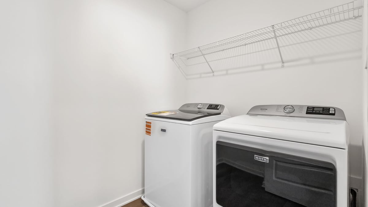 Laundry room.