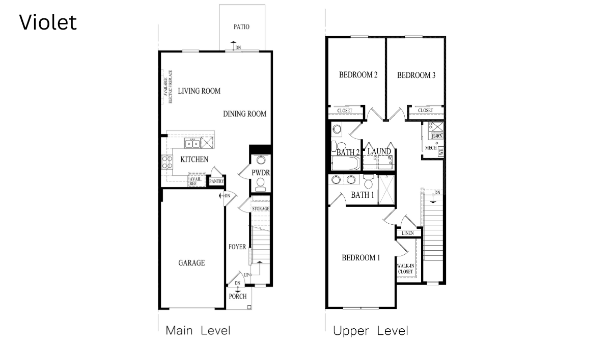 Violet Floorplan.