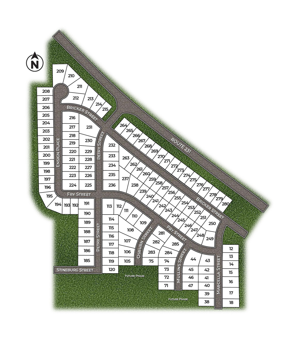 Static Lot Map