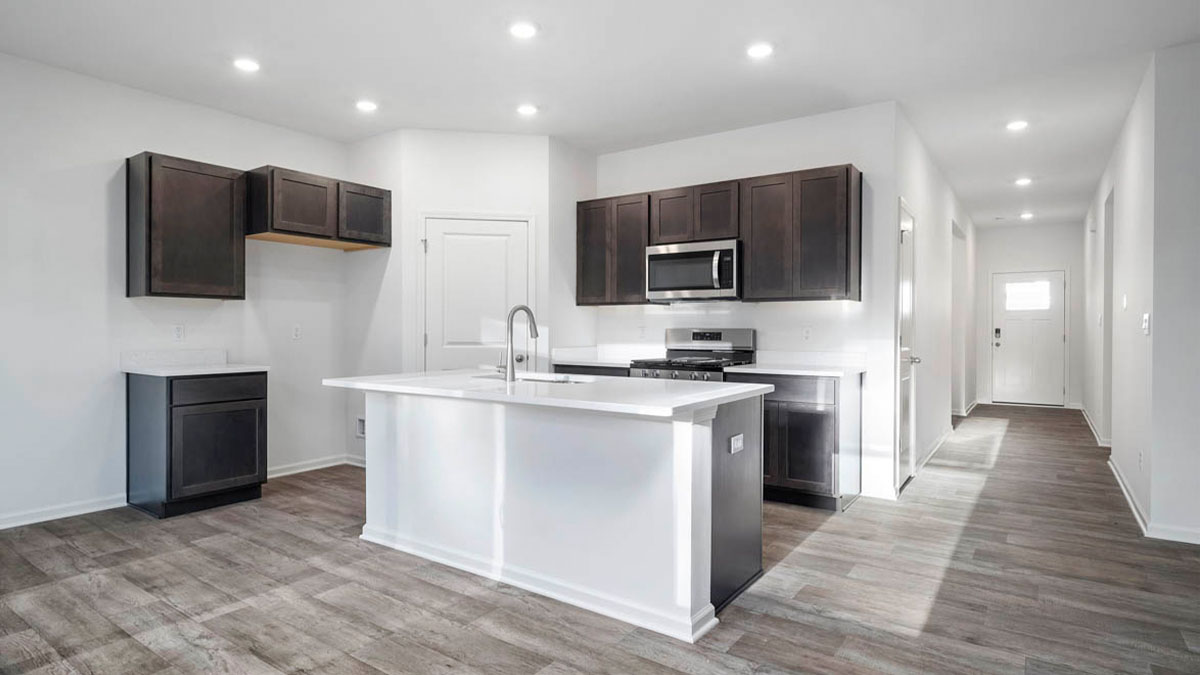 open concept kitchen