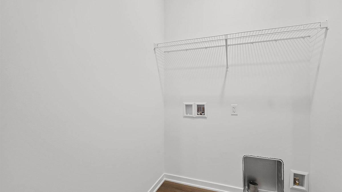 Laundry room closet.