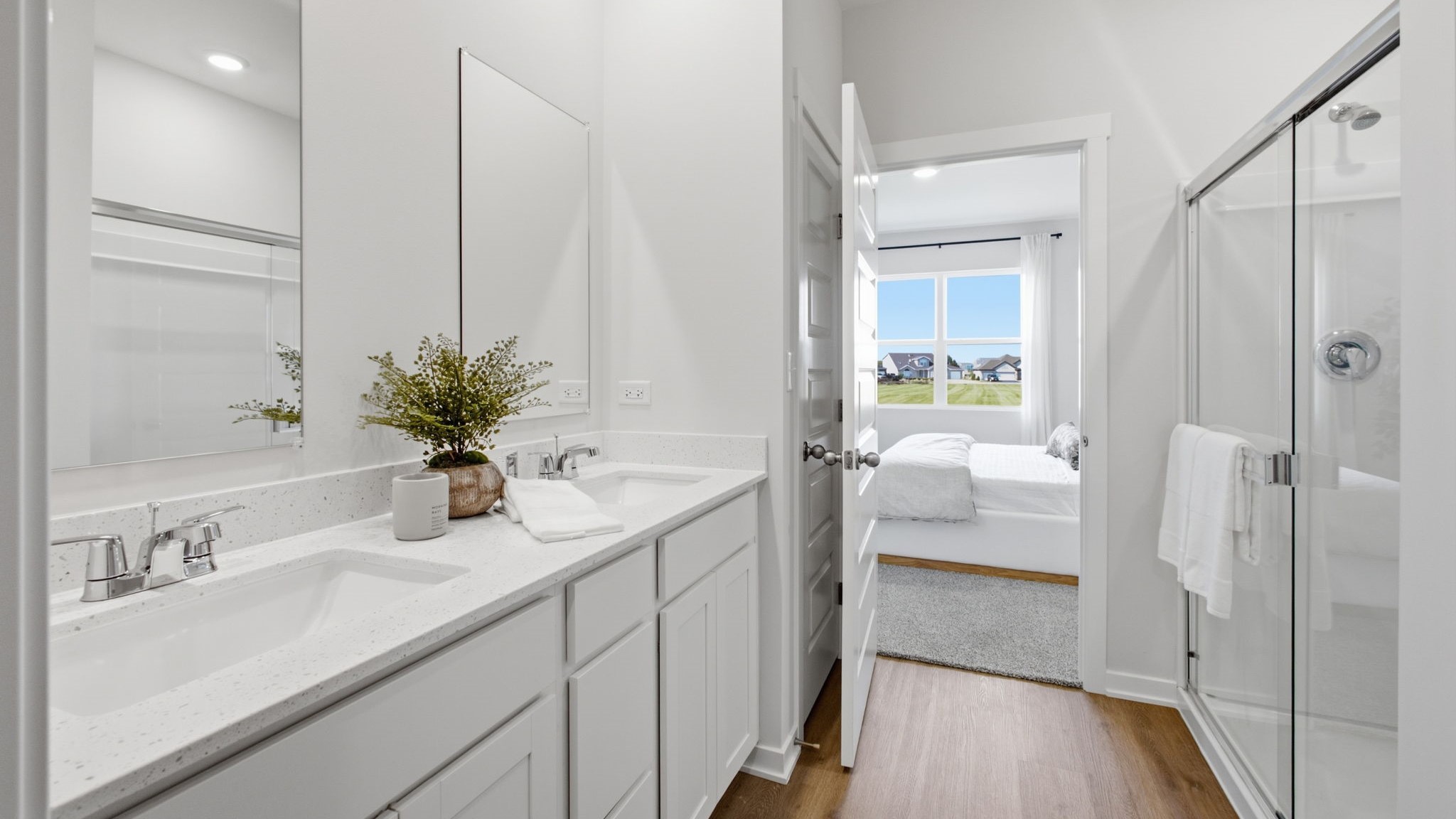 Primary bathroom.