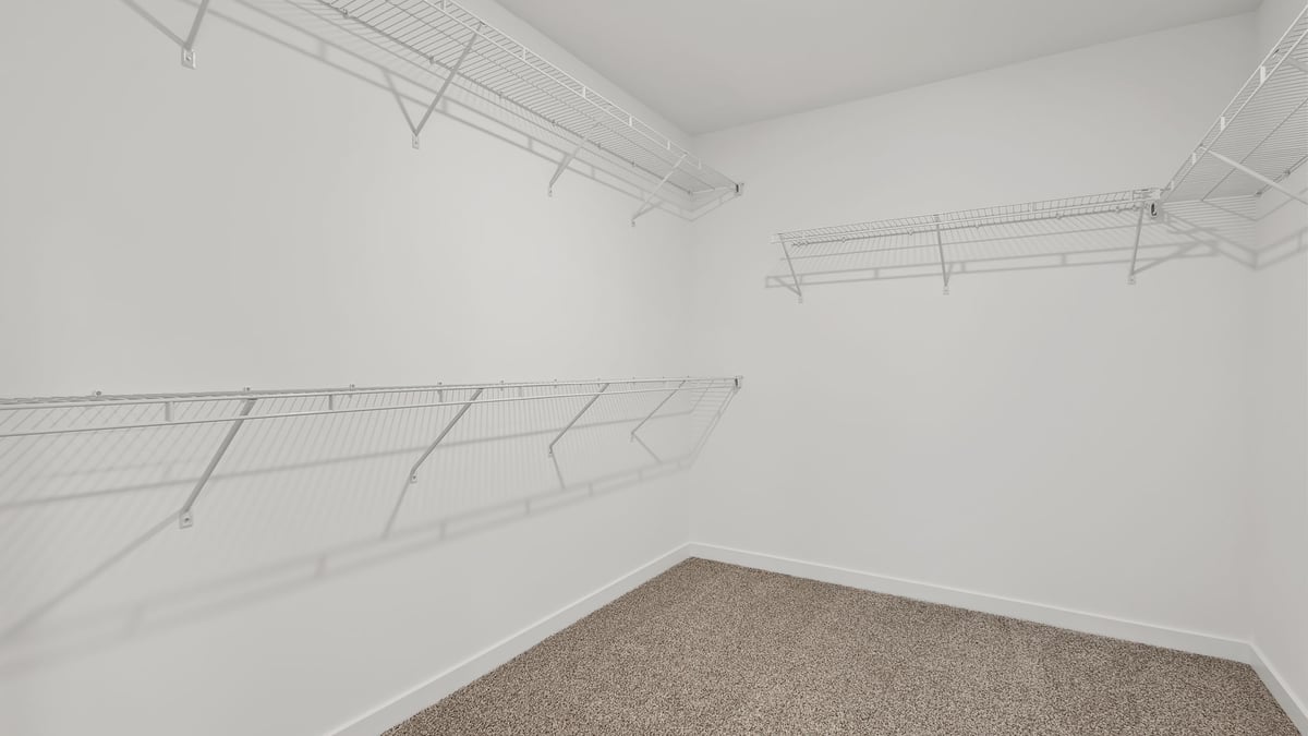 Walk-in closet.