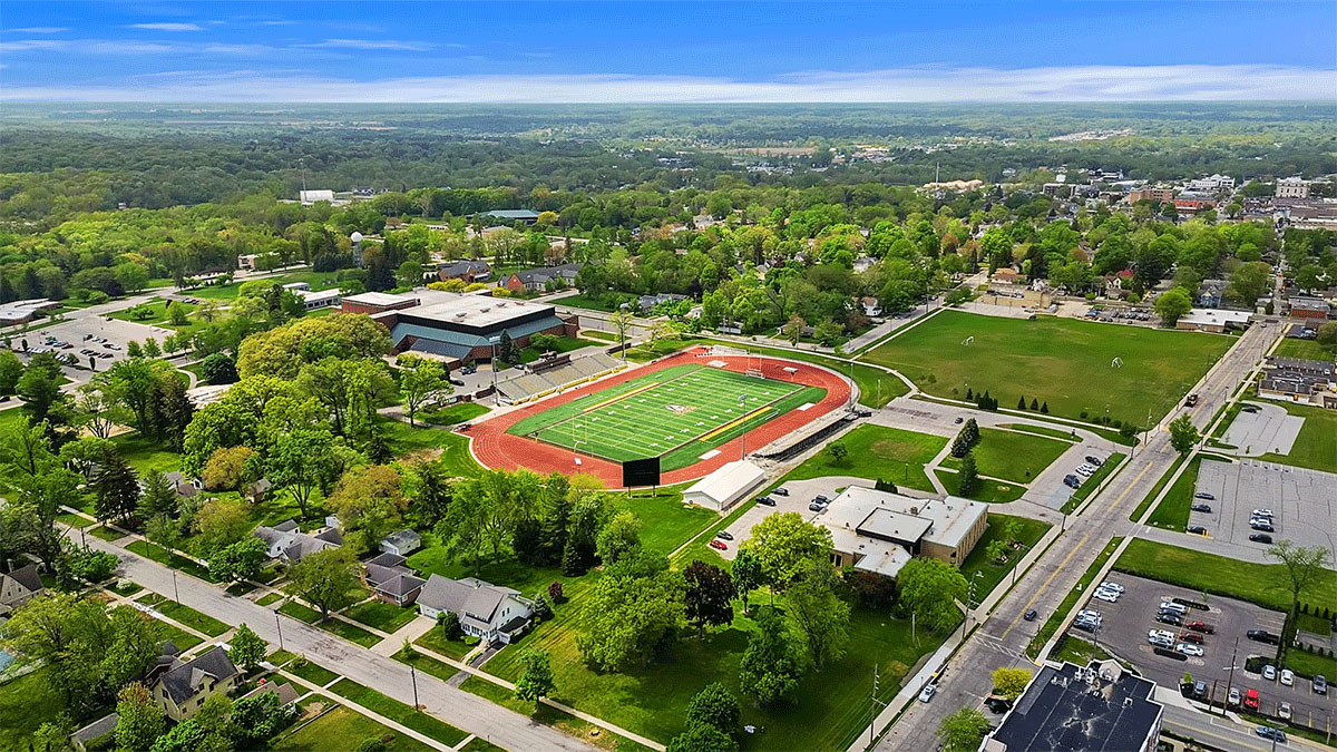 University of Valparaiso football field.
