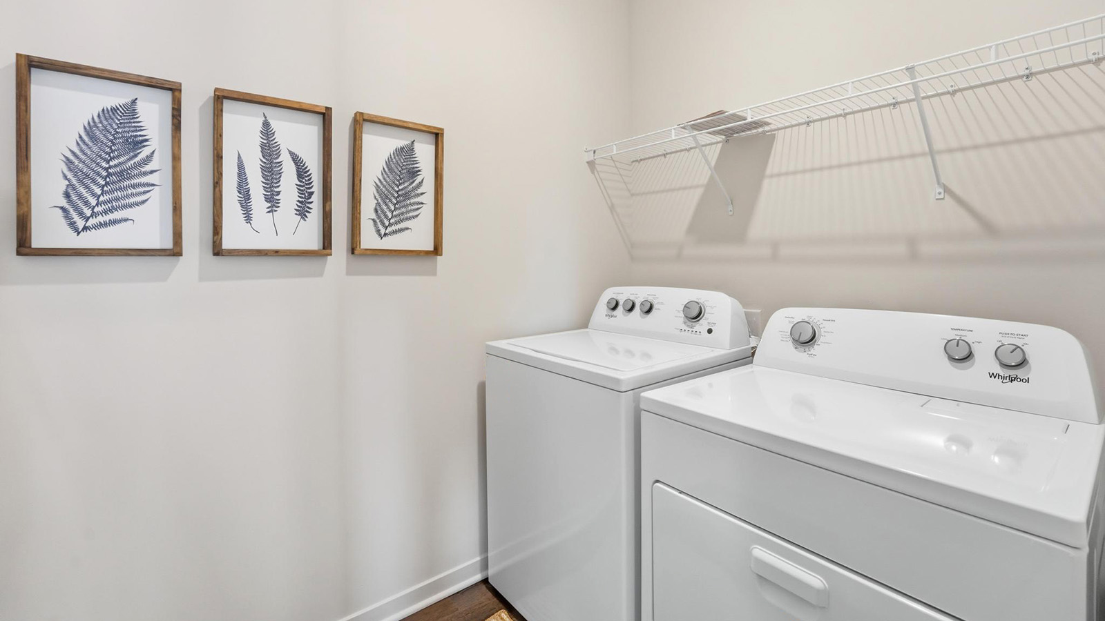 Laundry room.
