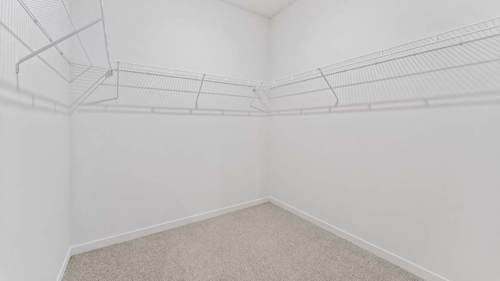 carpeted walk in closet