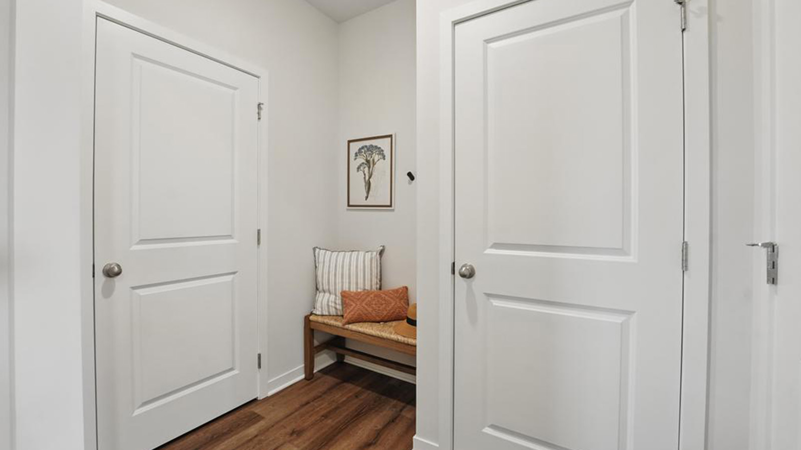 Hallway to laundry room and garage entrance