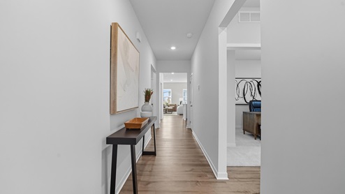 Welcoming foyer hallway