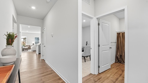 Welcoming foyer hallway
