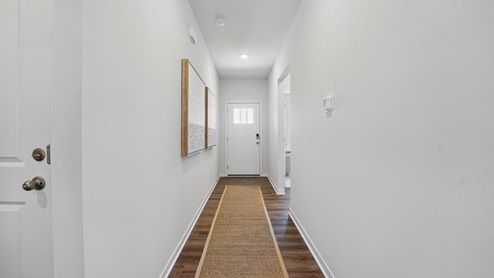 Welcoming foyer from front door