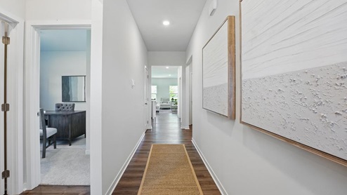 Welcoming foyer from front door