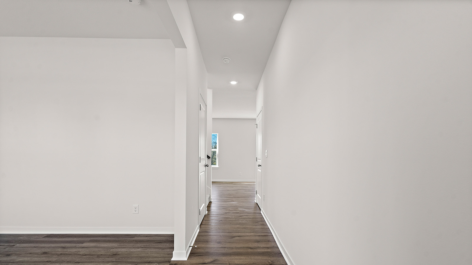 Welcoming foyer with view of staircase. New homes in Kansas City, Missouri