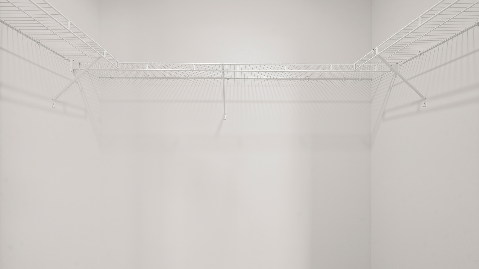 Carpeted walk in closet