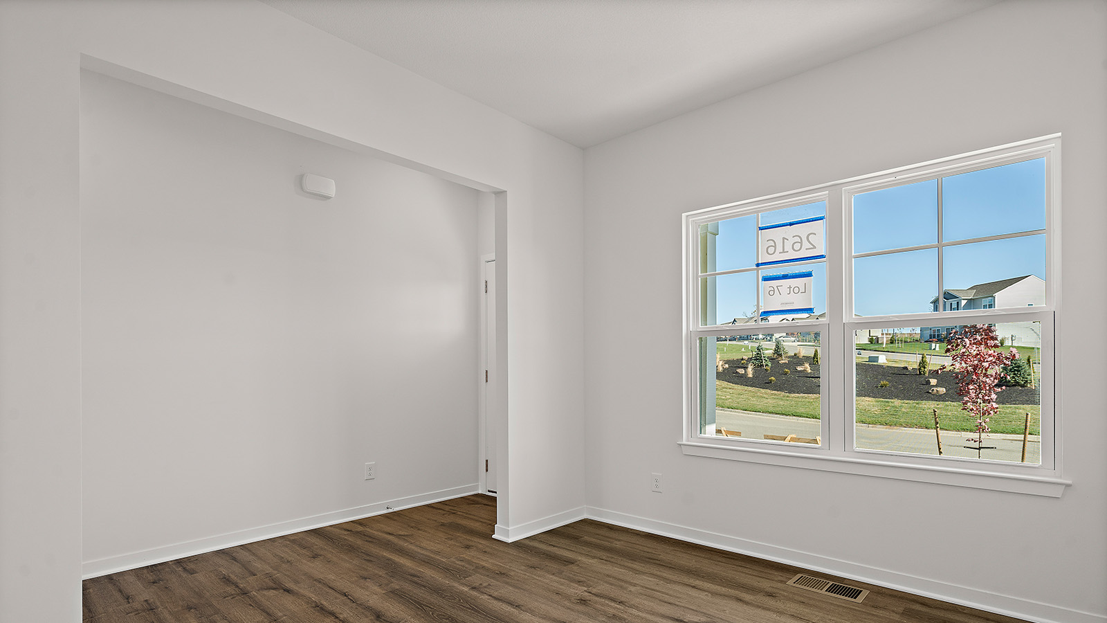 Flex or office space with large windows and French doors. New Homes in Kansas City, Missouri