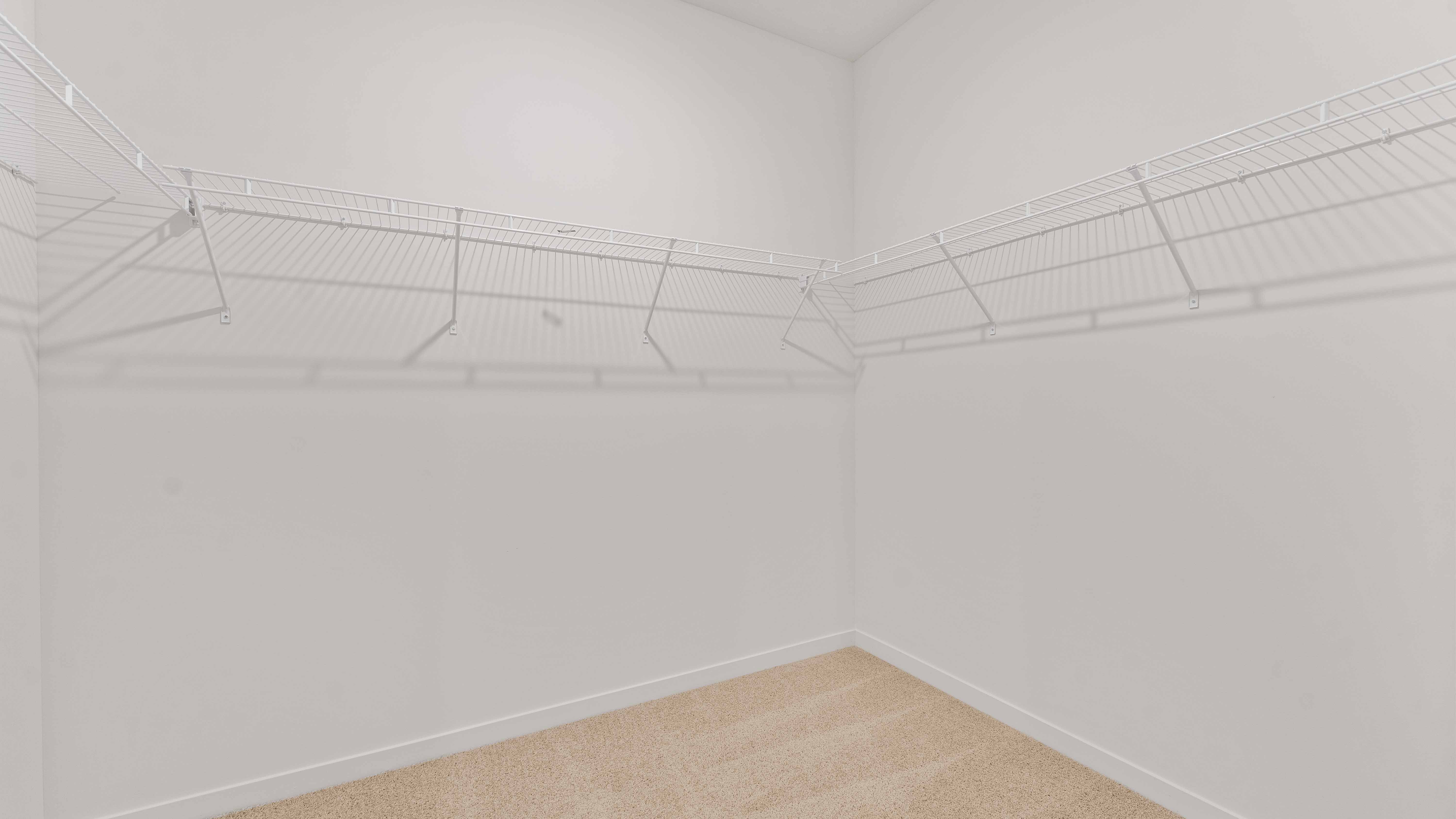 Primary walk in closet