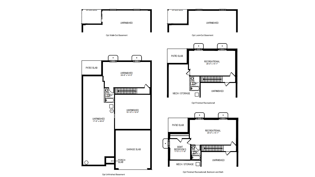 Chatham floorplan basements