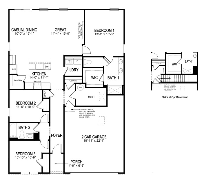 Newcastle main floor