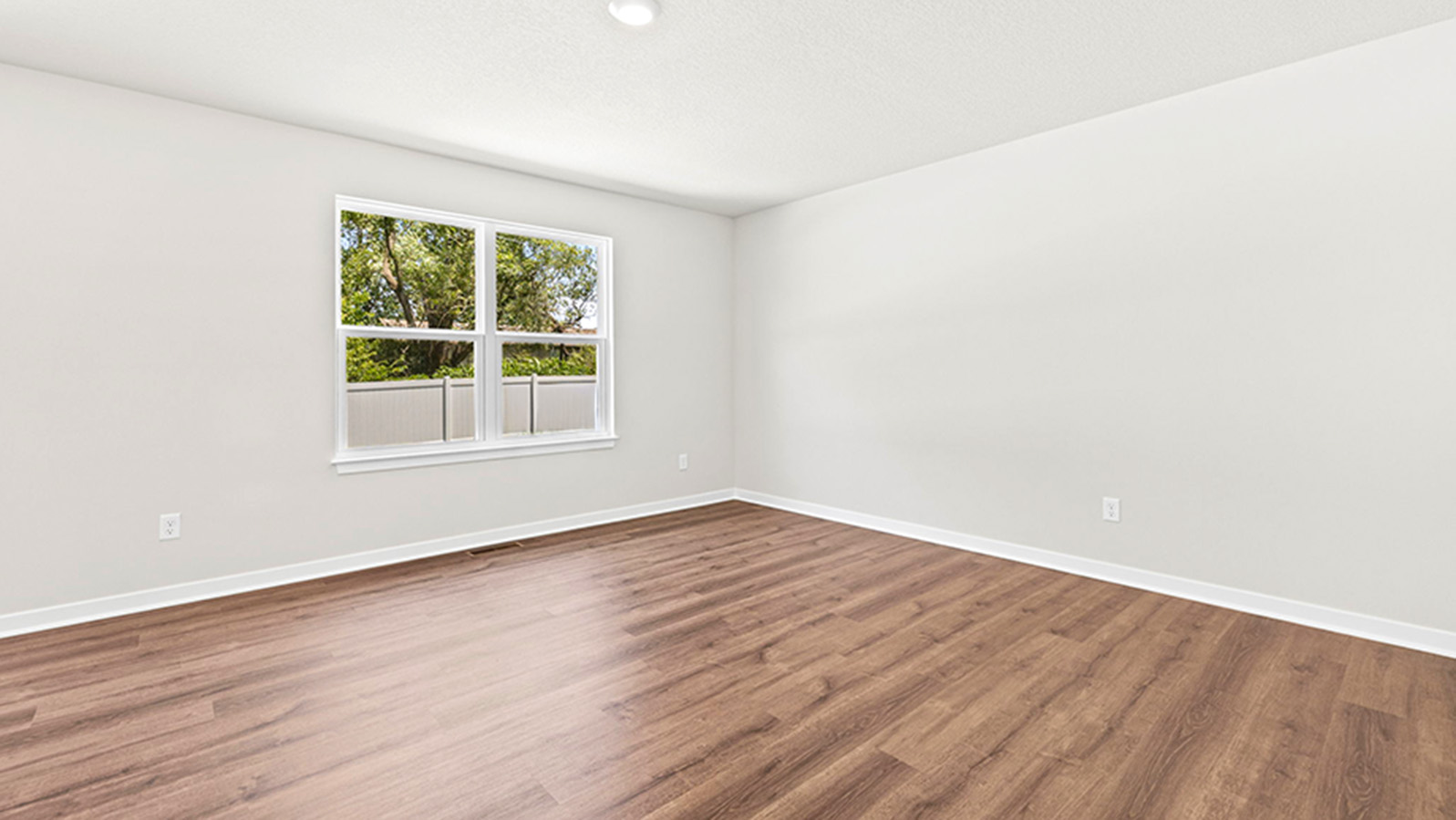 Living room with large windows