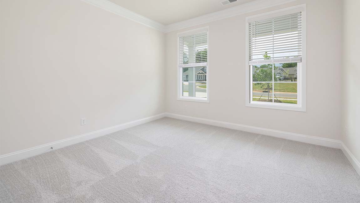 Arlington carpeted bedroom with two windows