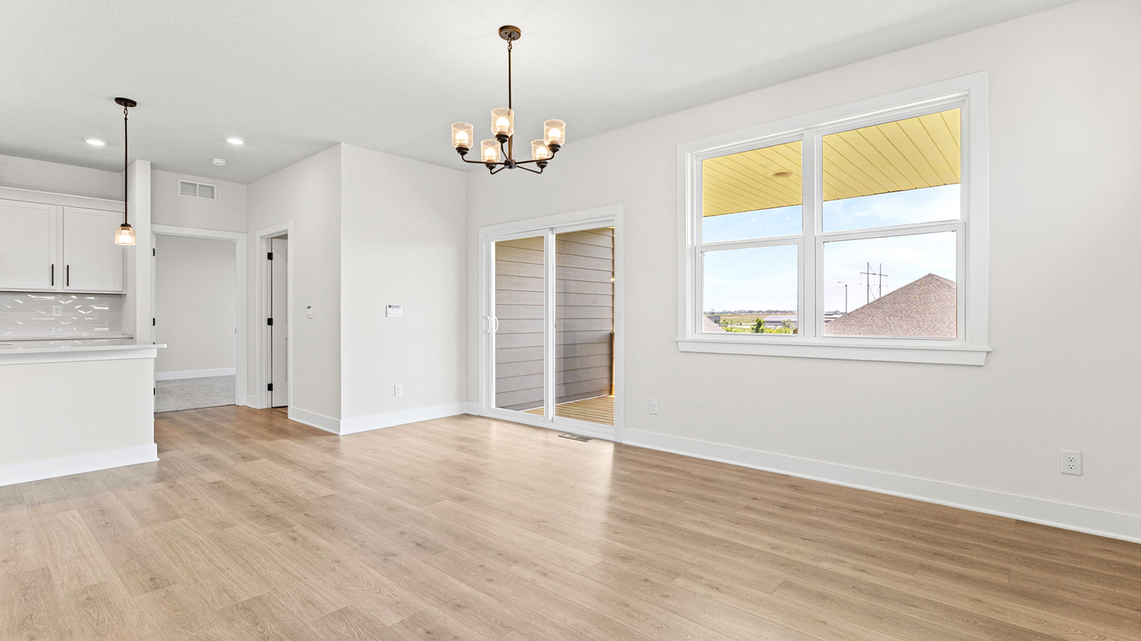 Dining area off of kitchen